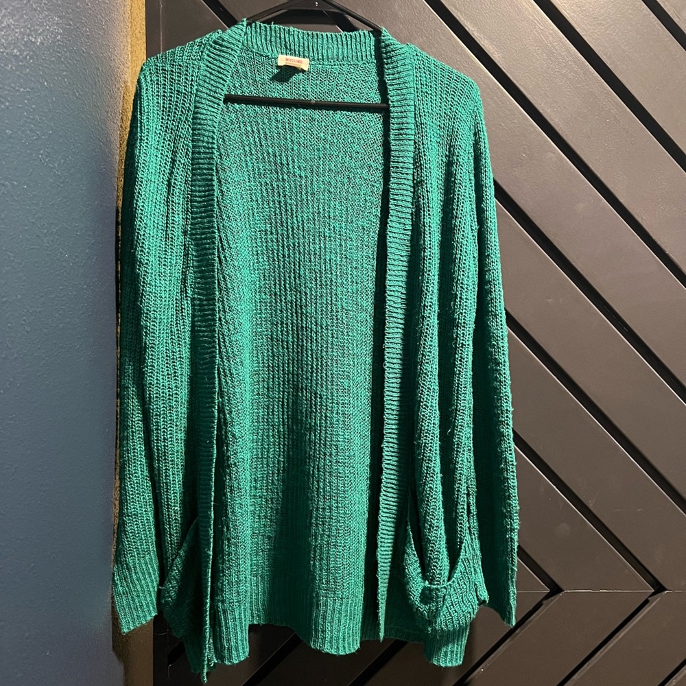 Mossimo Supply Co. Green Cardigan - image 3